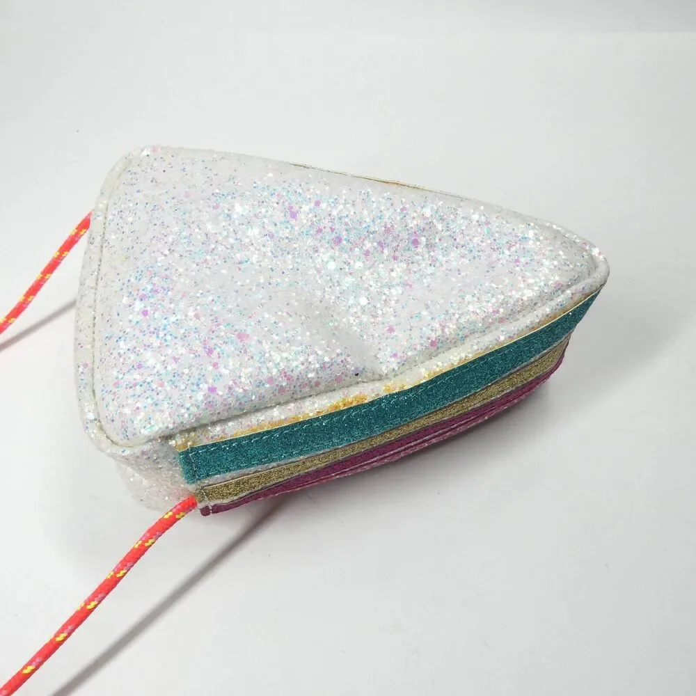 Piece of Cake Glitter Purse Crewcuts J Crew Kids Girls NWT